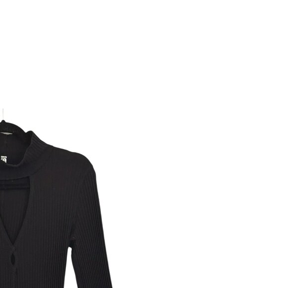 Free People Intimately Ribbed Mock Neck Keyhole Top - Picture 5 of 7